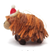 Mini Christmas Highland Cow Decoration