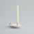 White Speckle Candle Holder