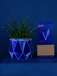 18cm Self-Watering Pot - Navy