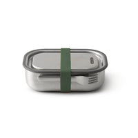 Large Stainless Steel Lunch Box - Olive