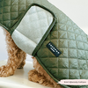 Luxe Quilted Dog Coat - Country Khaki - S