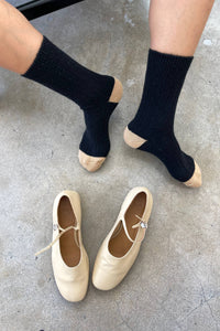 Classic Cashmere Socks - Black