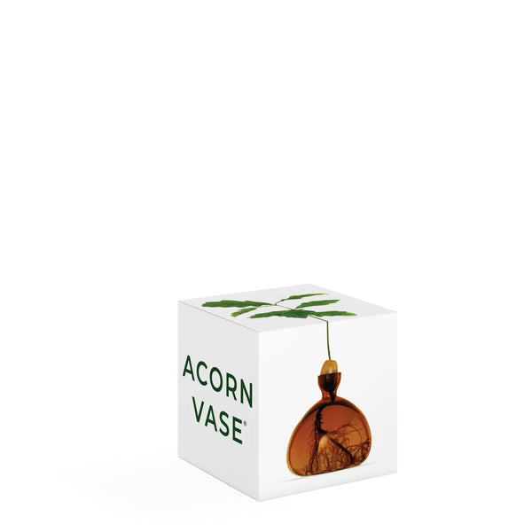 Acorn Vase - Russet Brown