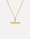 T-Bar Chain Necklace - Gold