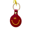 Feeling Lush Smilie Face Key Fob - Magenta