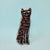 Cat Tails Bookmark: Black