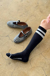 Knee High Boyfriend Socks - Black