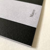 A5 Slimline Embossed Notepad - Black