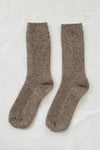 Winter Sparkle Socks - Nutmeg