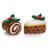 Christmas Cake Slice & Yule Log