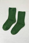 Cloud Socks - Green Olive