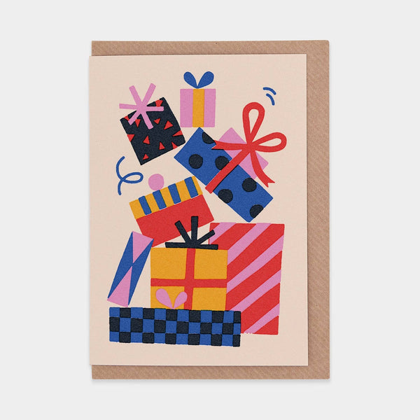 Evermade - Pile of Presents Greetings Card by Sue Doeksen