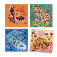 Patterns and Animals Clear Stamps Art