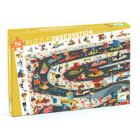 54 Piece Puzzle - Car Rally