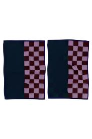 Hand Towel (Set of 2) - Jewel Checks