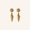 Cocoon Earrings - Gold