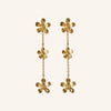 Wild Poppy Earrings - Gold