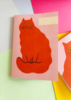 Everyday Sketchbook - Wobble Cat Red - A5