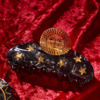 Sun and Stars Astrology Claw Clip