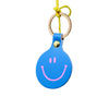 Feeling Lush Smilie Face Key Fob - Cornflower