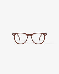 #E Reading Glasses - Mahogany