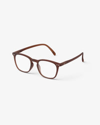 #E Reading Glasses - Mahogany