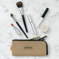 Flat Pen Case - Beige