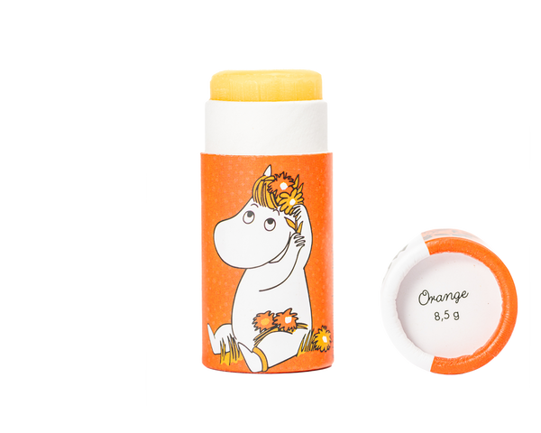 Moomin Organic Beeswax Lip Balm - Orange