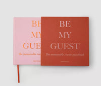 Be My Guest - Guest Book - Rust/Pink