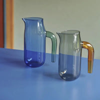 Jochen Holz Glass Jug - Blue