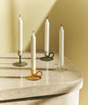 Tiny Curved Candleholder - Grey