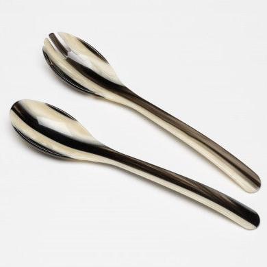 Salad Servers - Horn