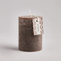 Oak scented Pillar Candle - 3" x 4"