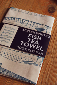 Lottie Day - Tea Towel - Fish