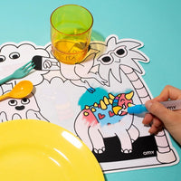 DINOS- Water Colouring Placemats