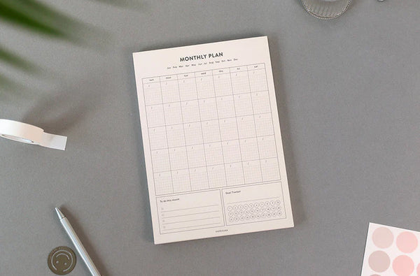 Paperian Lifepad A5 Planner - Monthly Plan