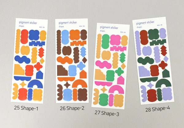 Pigment Sticker Transparent (28) - Shape 4