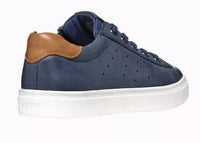 J Nashik B - Waxed Lea+Suede (Navy/Yellow)