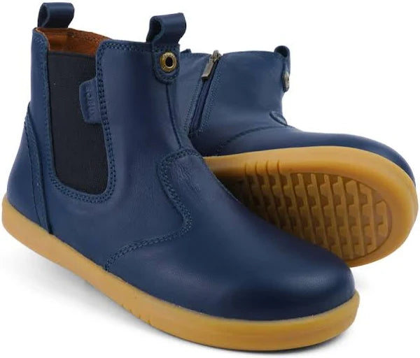 KP Jodhpur Leather Boots - Navy