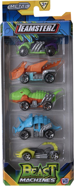 Teamsterz - Beast Team Die-Cast 5 Pack Assorted