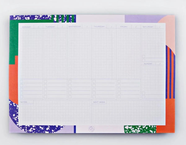 Vertigo Weekly Planner Pad