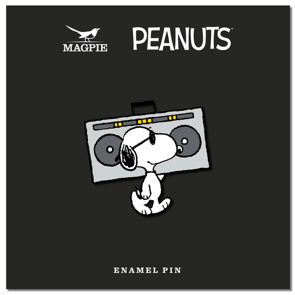 Peanuts Music is Life Pin - Boombox