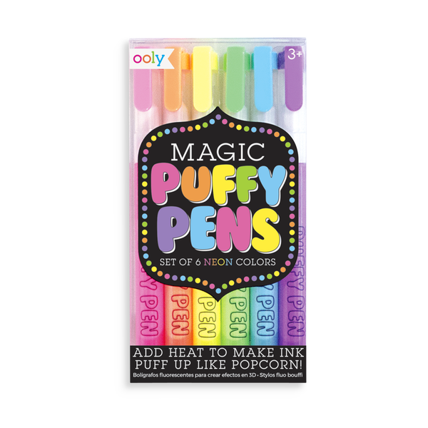 OOLY - Magic Neon Puffy Pens