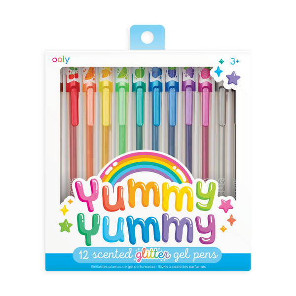 OOLY - Yummy Yummy Scented Glitter Gel Pens 2.0 - Set of 12