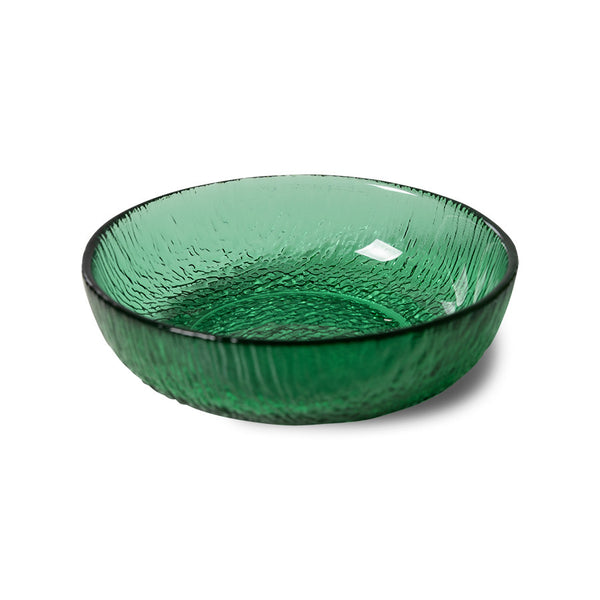 The Emeralds: Glass Desert Bowl Green