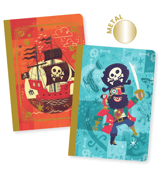 Pirate Notebook (set of 2)