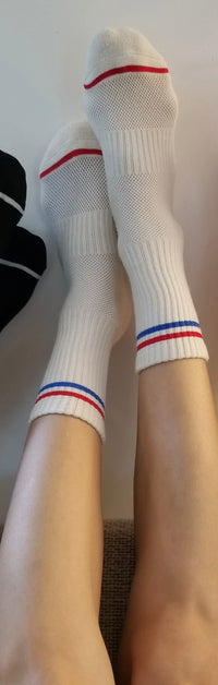 Boyfriend Socks - Milk