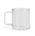 Glass Coffee Mug - Clear