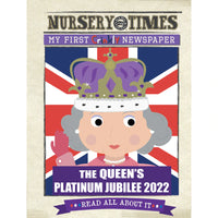 Jo & Nic’s Crinkly Cloth Books - Nursery Times Crinkle Newspaper- Jubilee Edition