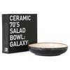 Ceramic 70s SALAD Bowl  GALAXY